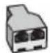 HP LaserJet Pro MFP M3102fdn - Ligne vocale/télécopie partagée avec un modem bas débit d'ordinateur et un répondeur téléphonique - 11