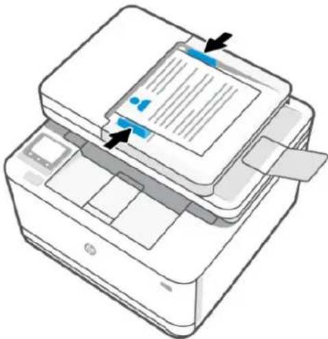 HP LaserJet Pro MFP M3102fdn - Chargement d'un original dans le bac d'alimentation automatique - 4