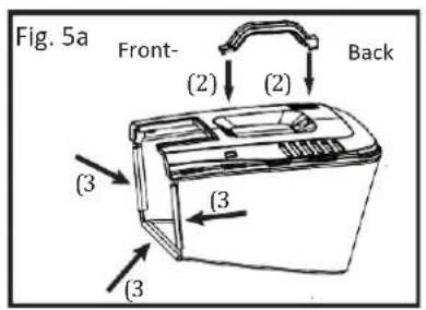 Fuxtec FX-RME43 - Attachment of the grass catcher - 1