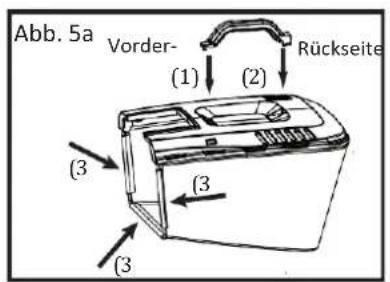 Fuxtec FX-RME43 - Befestigung des Grasfangkorbs - 1
