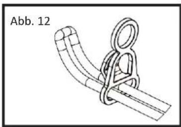 Fuxtec FX-RME43 - Verwendung des Kabelhalters - 1