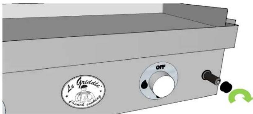 Le Griddle GFE-75 - L'allumeur électronique : - 1