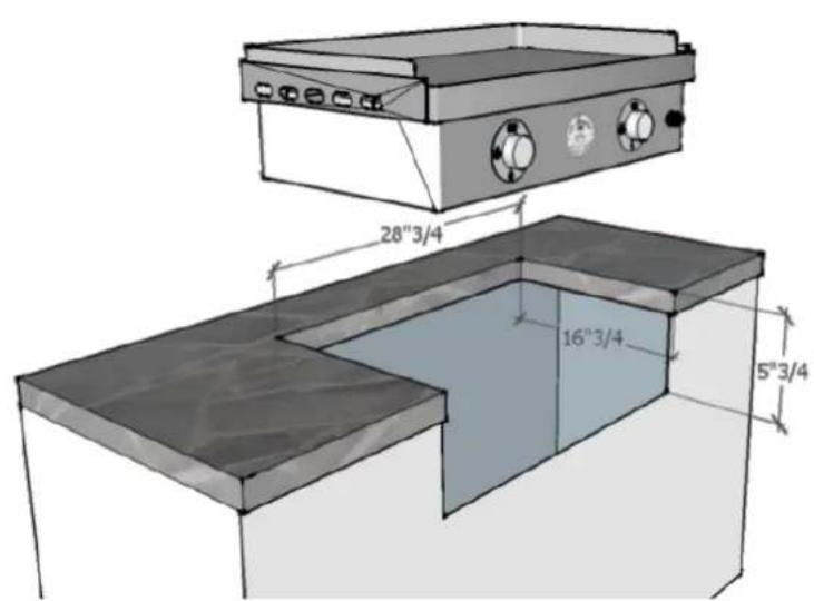 Le Griddle GFE-75 - BUILT : - 1