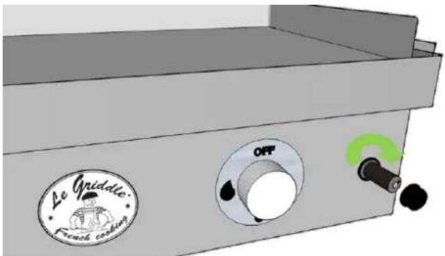 Le Griddle GF-105 - L'allumeur électronique : - 1