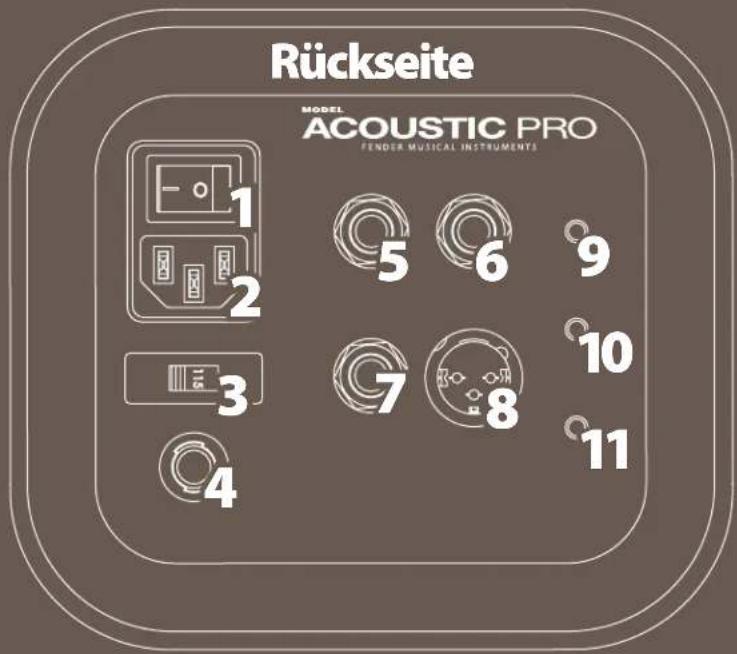 FENDER Acoustic Pro - Oberes Bedienfeld - 4