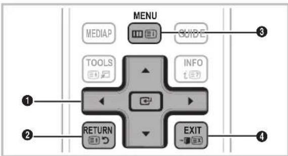 SAMSUNG LA40C530F1W - How to Navigate Menus - 1