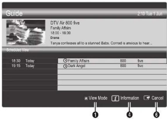 SAMSUNG LA40C530F1W - Using Channel View - 2