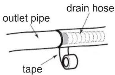 SAMSUNG AR18BVHGAWK - Step 6: Install drain hose - 2