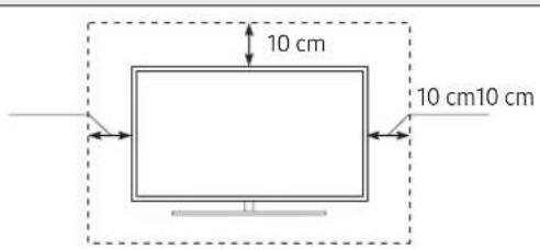 SAMSUNG GU55TU8509U - Ventilation adaptée de votre téléviseur - 1