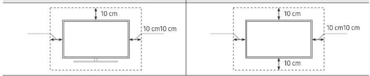SAMSUNG GU55TU8509U - Ausreichende Belüftung Ihres Geräts - 1