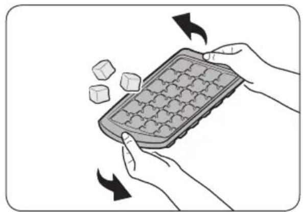 SAMSUNG RT40A3110SA - To make ice cubes: - 1