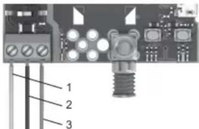 Grundfos CIM 260 - Branchement de l'interface de communication RS-485 - 2