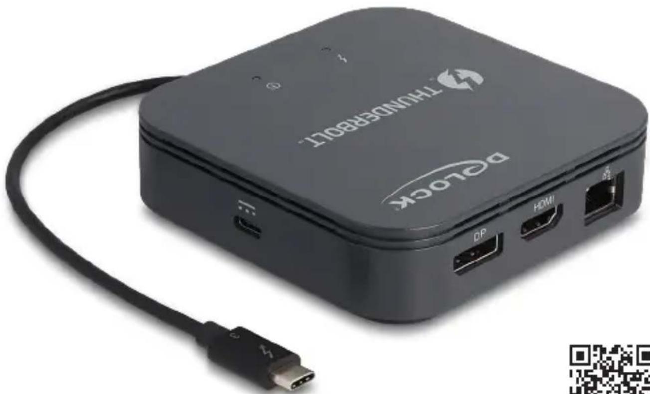 DeLOCK 87789 - Thunderbolt™ 3 Mini Docking Station - 1