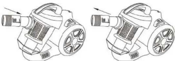 Sogo SS-16037 - ASSEMBLING THE VACUUM CLEANER - 1