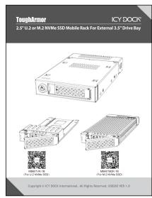 Icy Dock ToughArmor MB601M2K-1B - 1