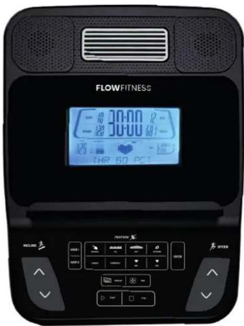 Flow Fitness Perform X5i - USE OF THE COMPUTER - 1