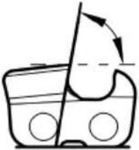 SCHEPPACH C-CS254-X - Instructions for sharpening the chainsaw - 8