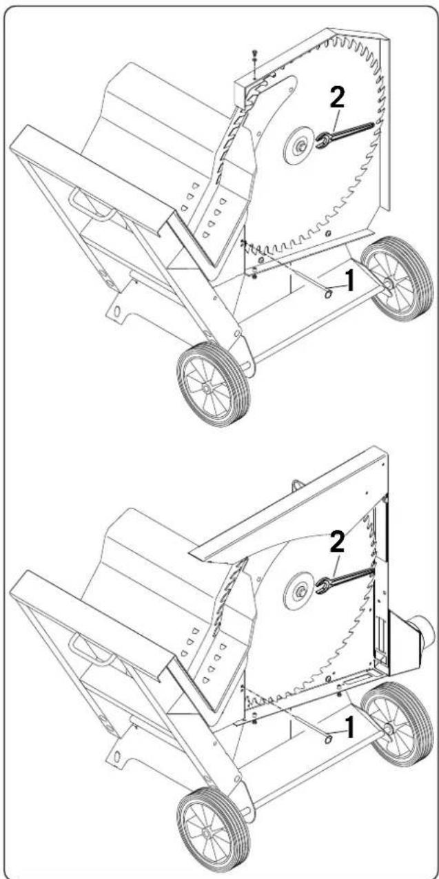 SCHEPPACH Wox d 700 - Zaagblad verrangen - 1