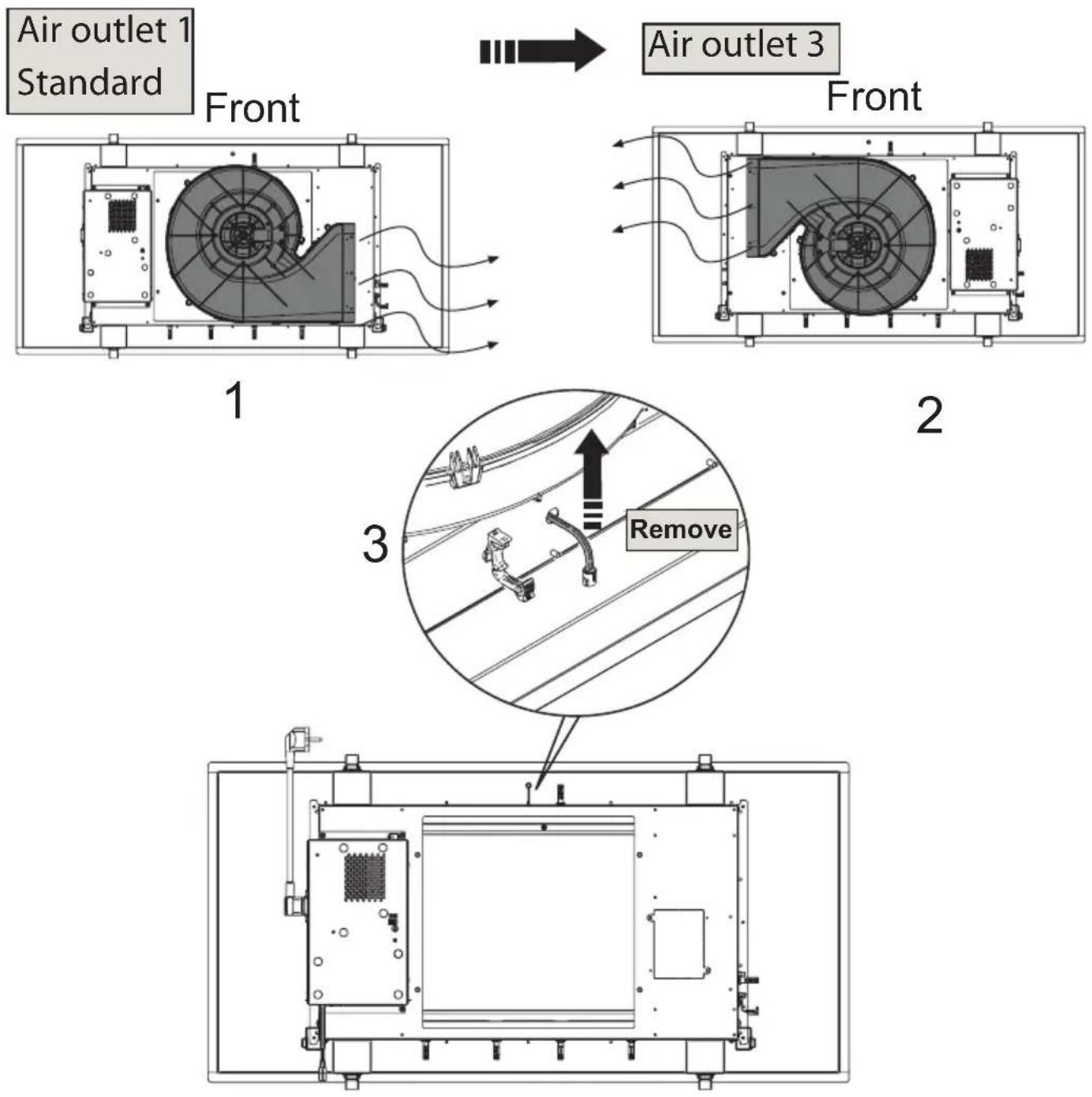 Airforce Split Easy Up - Installation of plasterboard panels: - 8