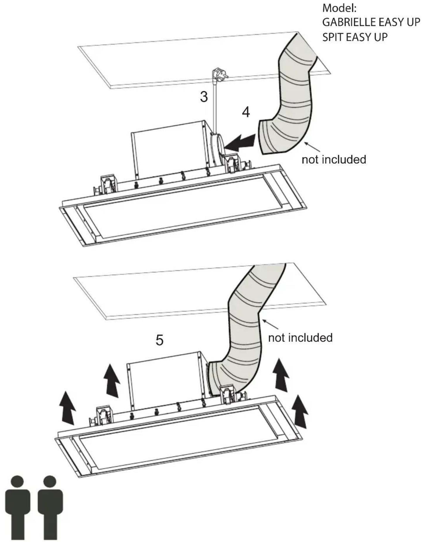 Airforce Split Easy Up - Air outlet 4 - 15
