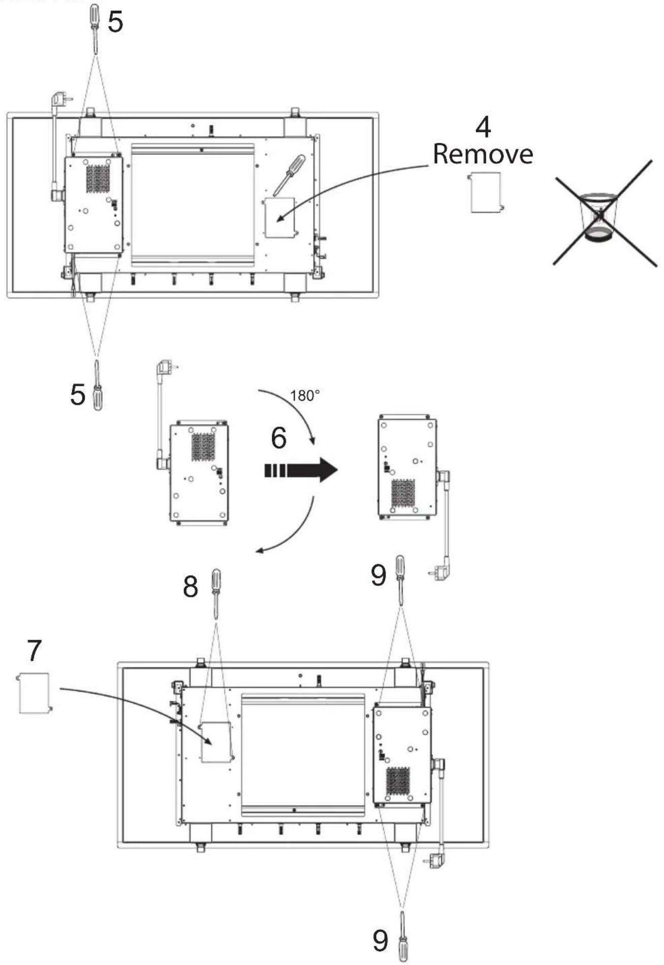 Airforce Split Easy Up - Installation of plasterboard panels: - 9