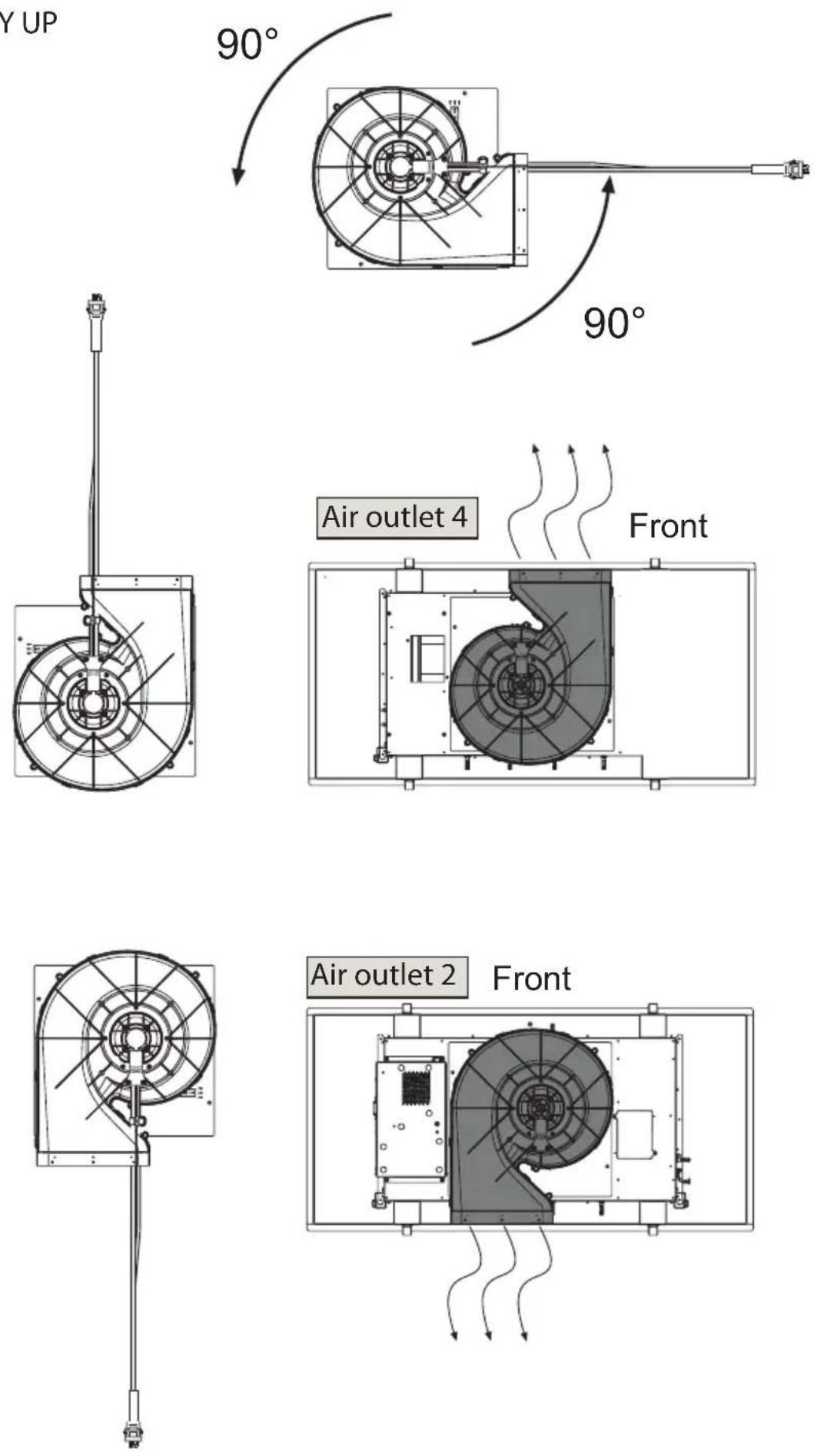 Airforce Split Easy Up - Installation of plasterboard panels: - 13