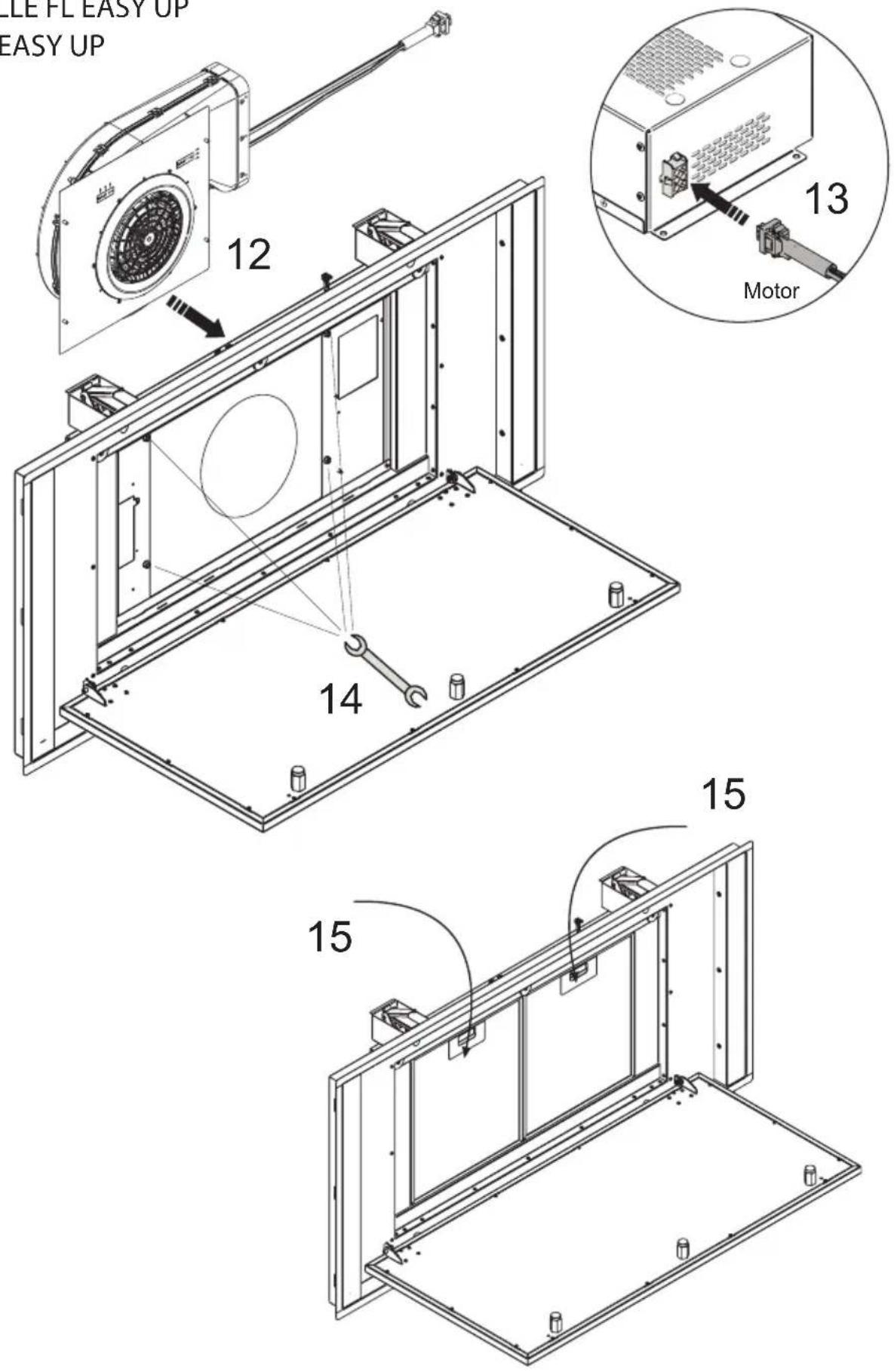Airforce Split Easy Up - Installation of plasterboard panels: - 11
