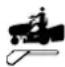 Honda HF 2417 K5 - LEVER TO RELEASE THE HYDROSTATIC TRANSMISSION - 1