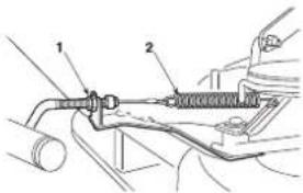 Honda HF 2417 K5 - a) Retrait de l'ensemble des or- ganes de coupe - 1