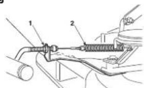 Honda HF 2417 K5 - a) Ausbau der Schneidwerkzeug- baugruppe - 1
