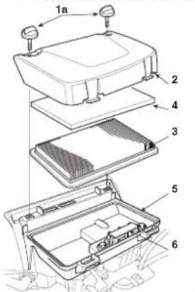 Honda HF 2417 K5 - Asistencia del filtro del aire - 1
