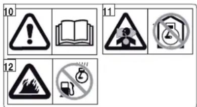 Honda HF 2417 K5 - SAFETY LABELS - 5