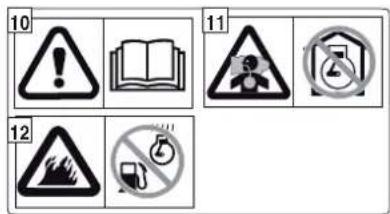 Honda HF 2417 K5 - VEILIGHEIDSSTICKERS - 5
