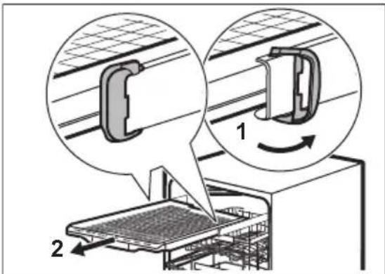 ELECTROLUX ESS68500SX - Pulizia del braccio di irrorazione a soffitto - 2