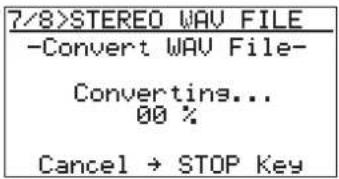 FOSTEX MR-8mkII - WAV ファイルの変換手順 - 3