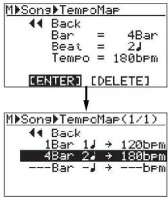 FOSTEX MR-8mkII - テンポテTempo Map）の設定の設定 - 12