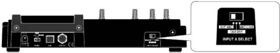 FOSTEX MR-8mkII - [INPUT A SELECT] [NHPUPTAの使い方スイッチの使い - 1