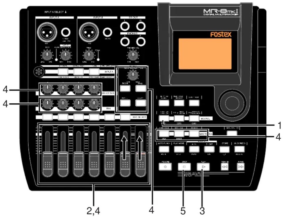 FOSTEX MR-8mkII - バウンスのリハーサルバウンスのリハーサル - 1