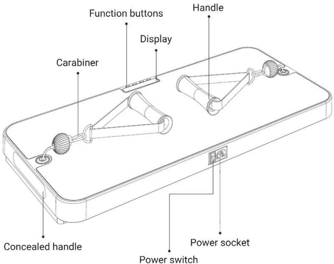 Flow Fitness Perform DSG100i - PARTS ILLUSTRATION - 1