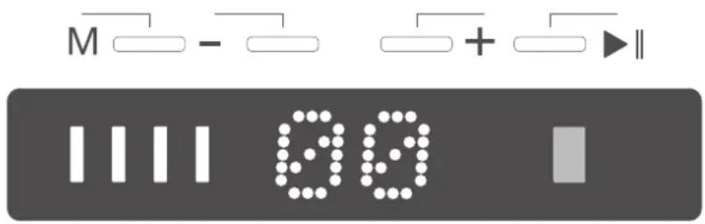 Flow Fitness Perform DSG100i - DESCRIPTION BUTTON PANEL - 1
