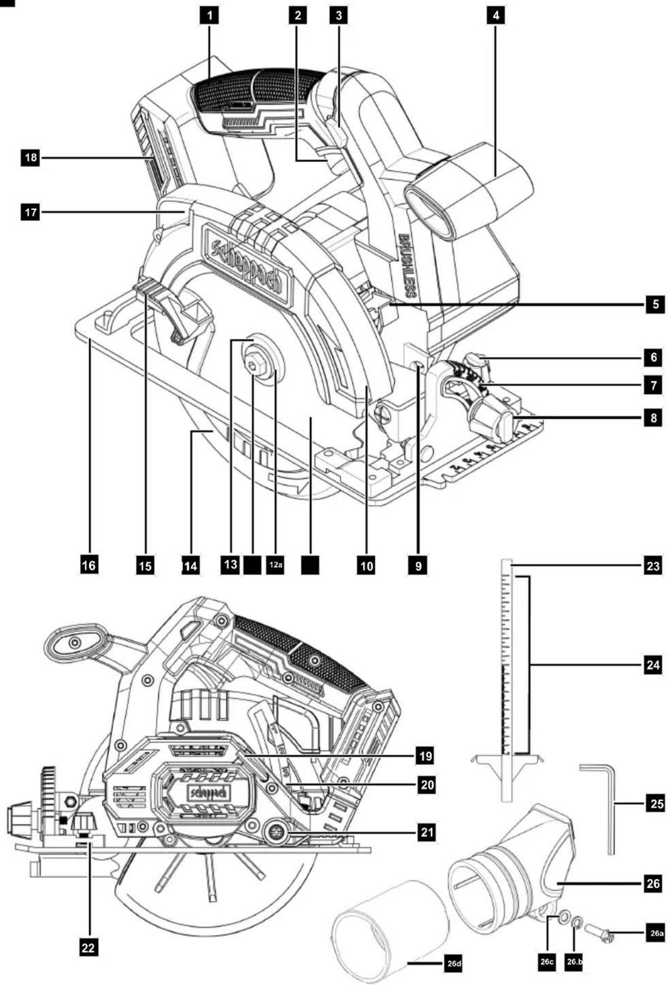 SCHEPPACH BC-HCS165-X - 1