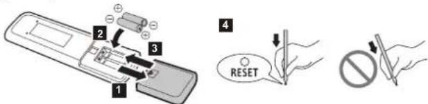 FUJITSU ASY3520U11MI - Insertion des piles - 1