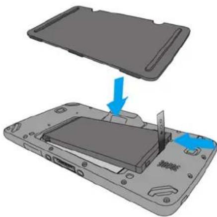 Unitech TB128 - SD/SIM カードの取り外し - 6