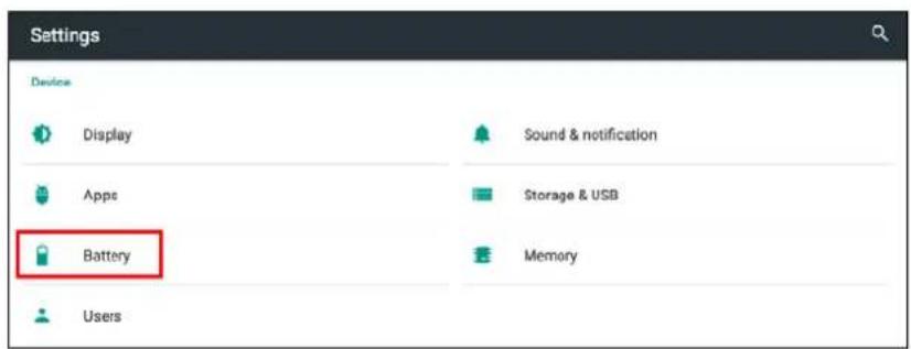 Unitech TB128 - Checking the Battery Status - 4
