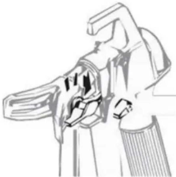 MSW ES-1010 - Cleaning the blocked spray gun - 1