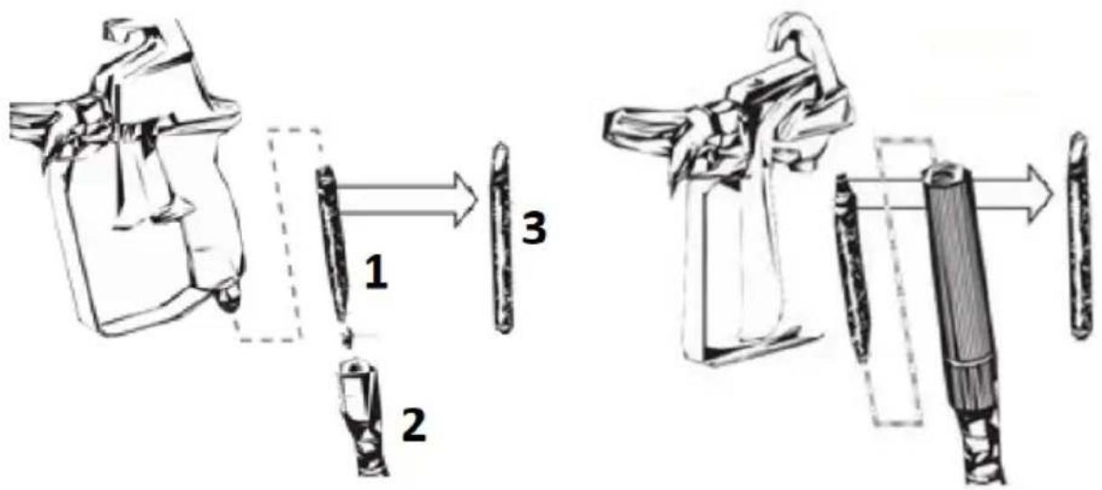 MSW ES-1010 - Rengøring af sprøjtepistolens filter - 1