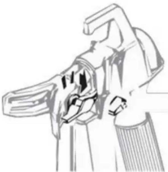 MSW ES-1010 - Reinigung des der blockierten Sprühpistole - 1