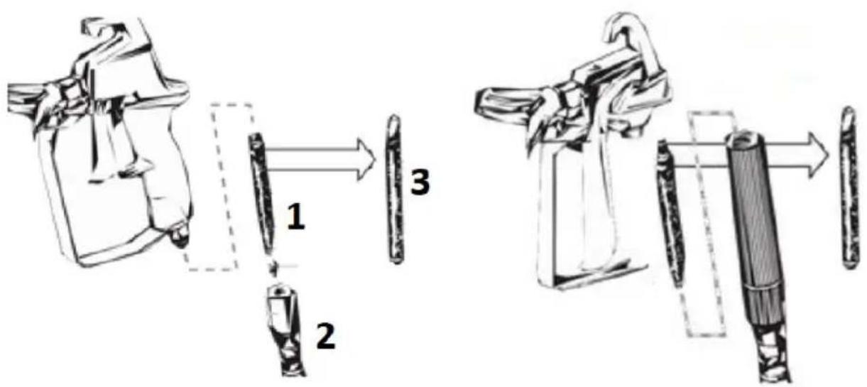 MSW ES-1010 - Čištění filtru stříkací pistole - 1