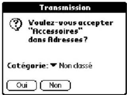 PALM m505 - Pour recevoir des informations transmises par infrarouge : - 1