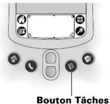 PALM m505 - Pour ouvrir l'application Tâches : - 1